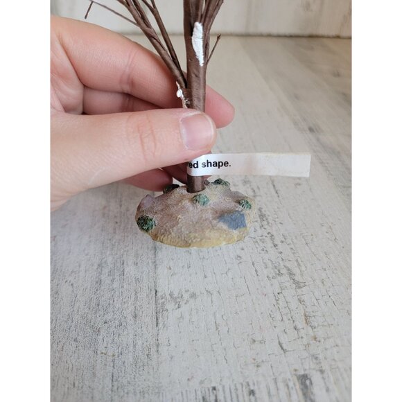 Lemax Tree winter elm snow bare village accessory xmas - Picture 6 of 7